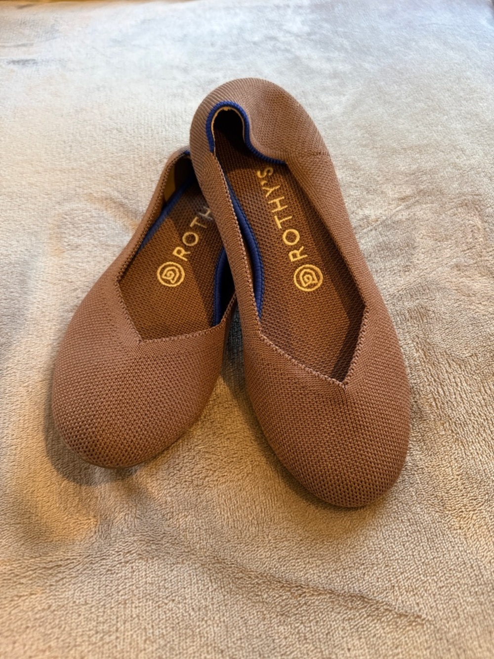 Rothy's Brown Knit Slip-On Flats - Picture 3 of 6